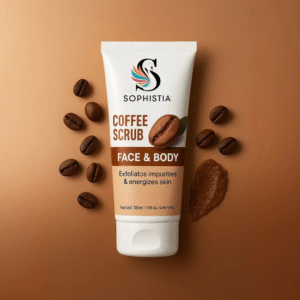 Coffee Scrub with Walnut Shell Powder