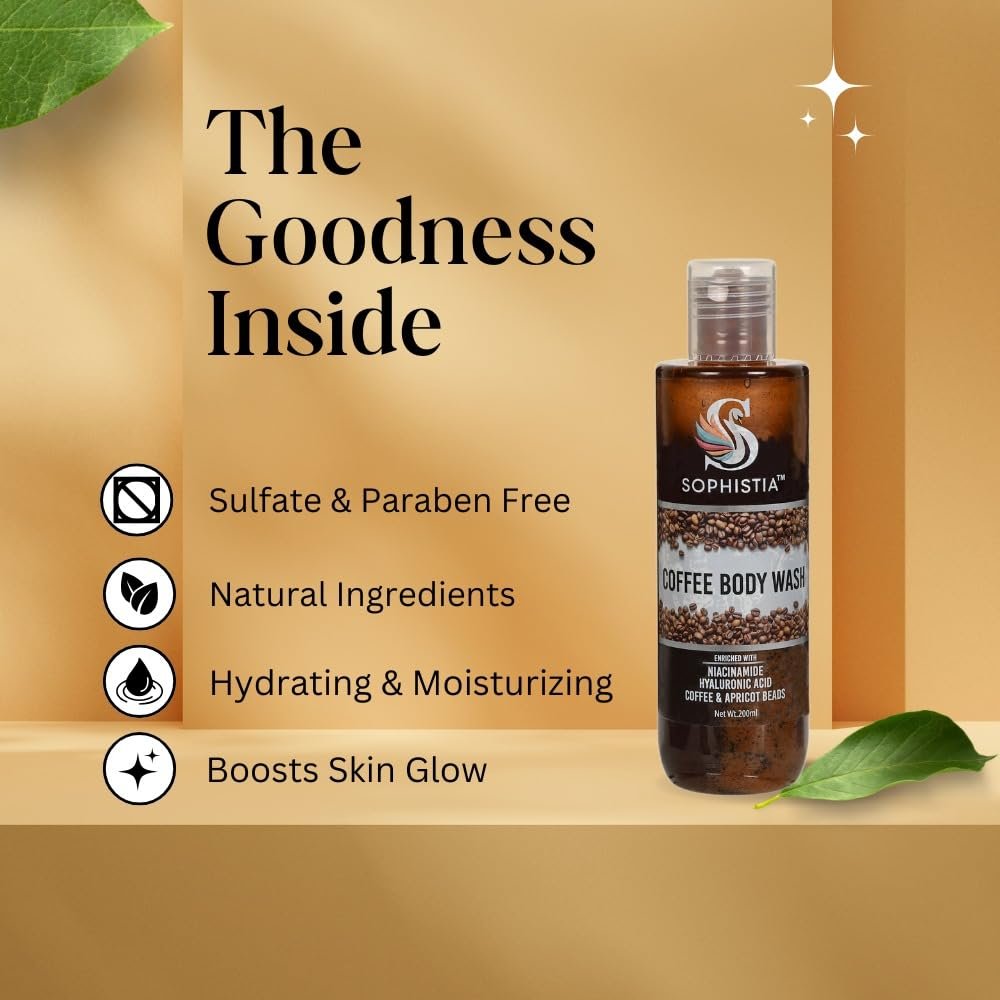 Coffee Body Wash 200ml + Cocoa Butter Face & Body Lotion 200ml – Cleanses - Image 2