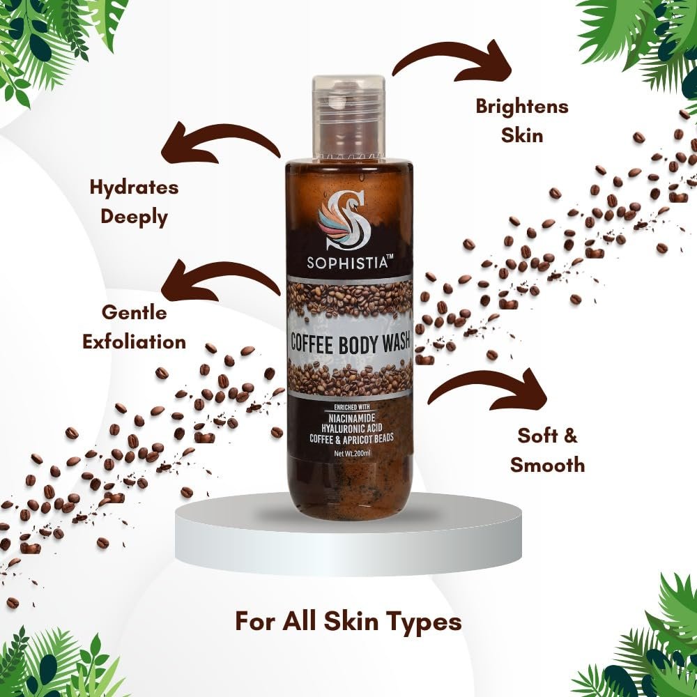 Coffee Body Wash 200ml + Cocoa Butter Face & Body Lotion 200ml – Cleanses - Image 4