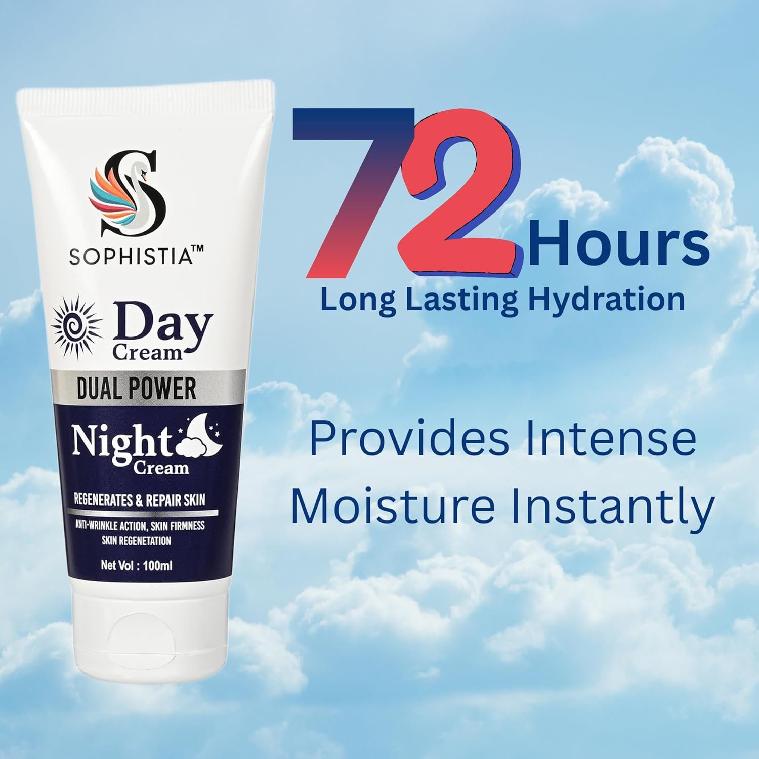 Vitamin C Facewash 100ml + Dual Power Day & Night Cream 100ml Combo - Image 5