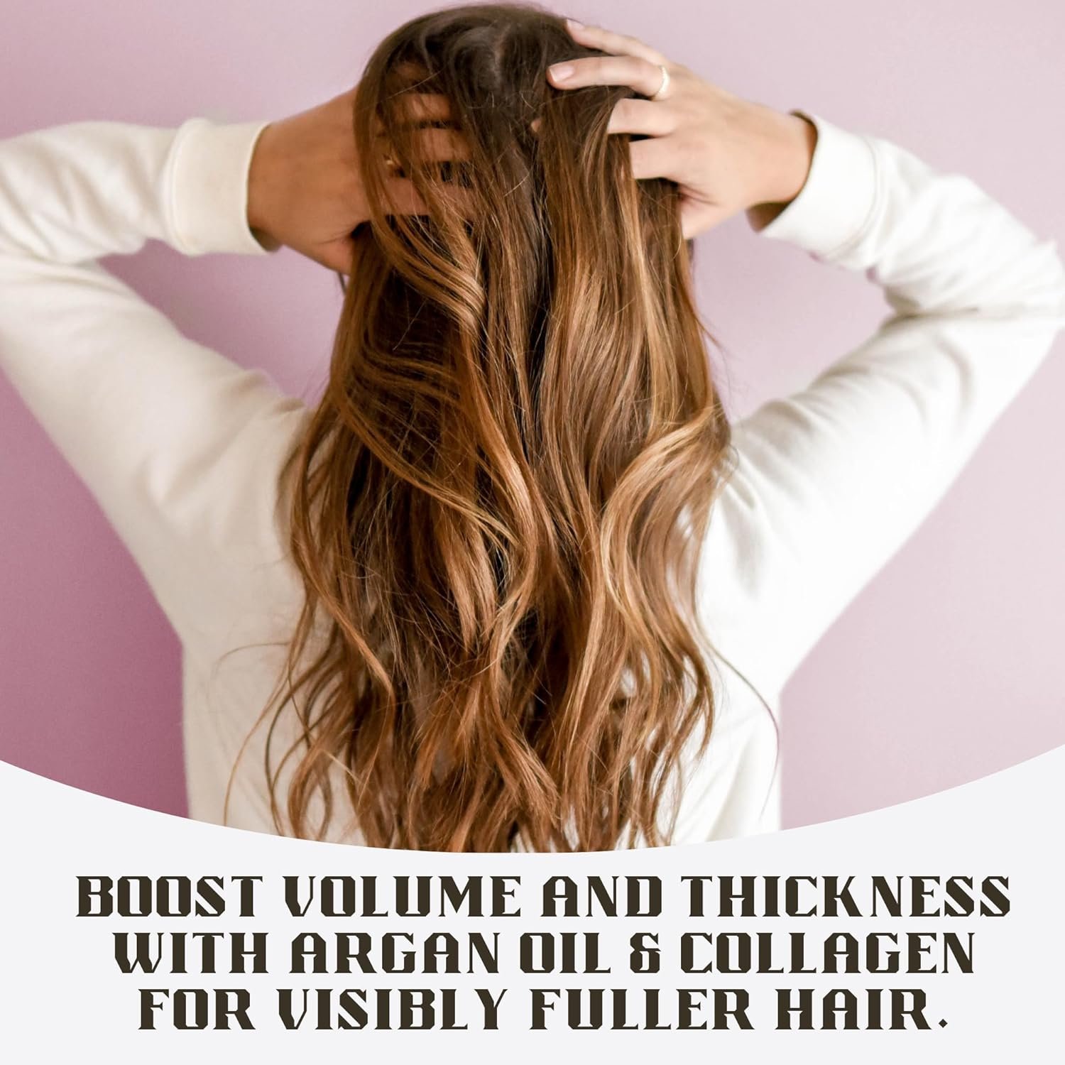 Haircare Combo of 2 – Argan Oil & Collagen Shampoo 200ml + Conditioner 100ml - Image 4